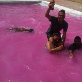 HOLI IN SWIMMING POOL